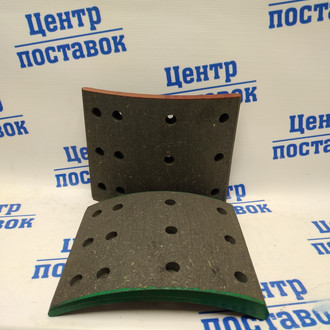 Кликните для увеличения изображения Накладка тормозная прицепа СЗАП L1 8 тн А0814/15