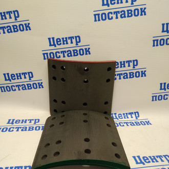 Кликните для увеличения изображения Накладка тормозная прицепа СЗАП L1 DM 12 тн А3834/3835