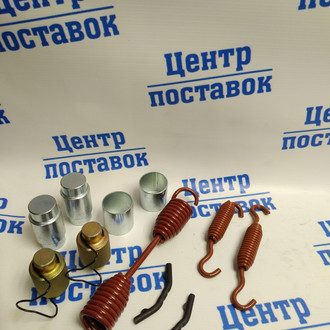 Кликните для увеличения изображения Р/к тормозных колодок прицепа L1 СЗАП (4 ролика, 2 втулки, 4 пружины)